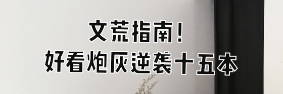 文荒指南！好看炮灰逆襲十五本